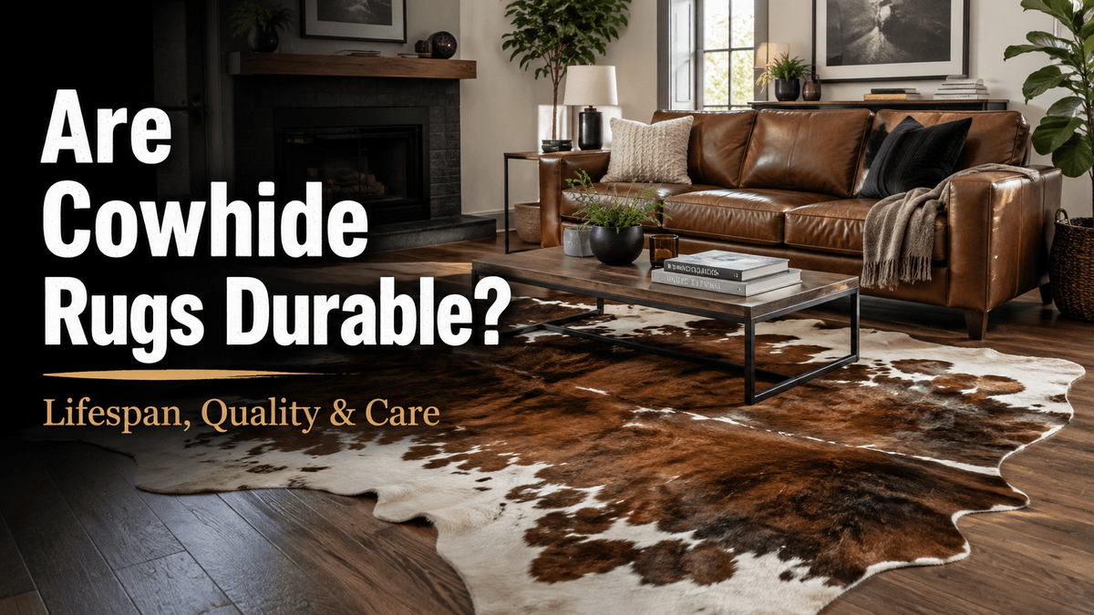 Are Cowhide Rugs Durable