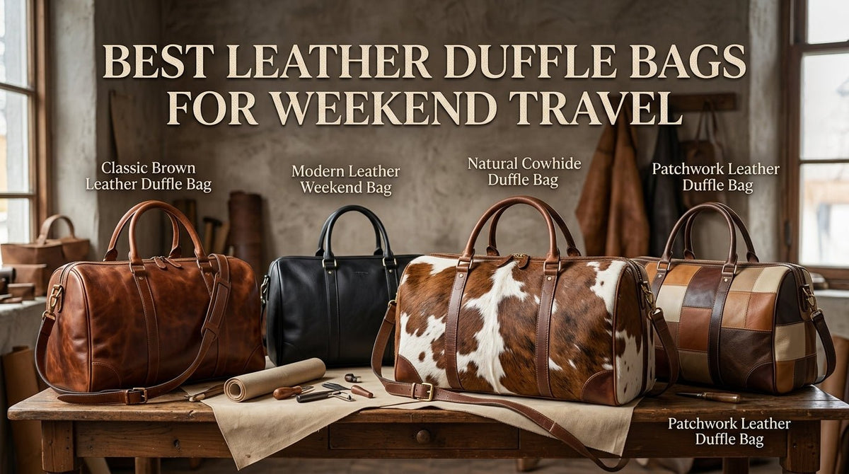Best Leather Duffle Bag for Weekend Travel