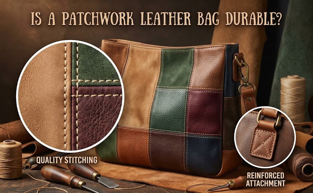 Is a patchwork leather bag durable?