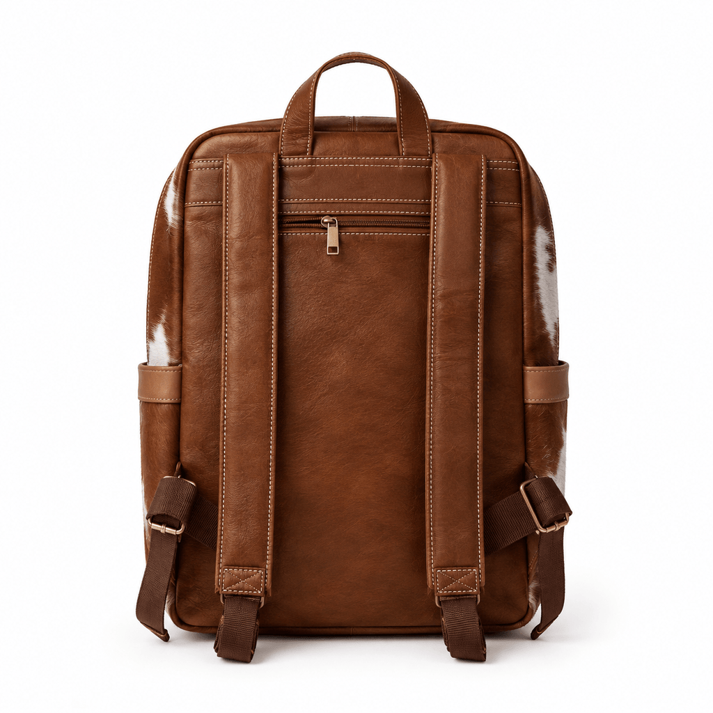 Rindsleder-Rucksack aus Vollnarbenleder für Herren & Damen