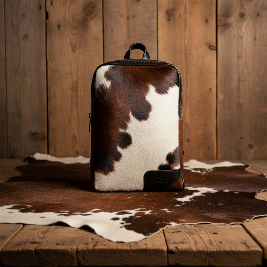 Cowhide Modern Leather Backpack