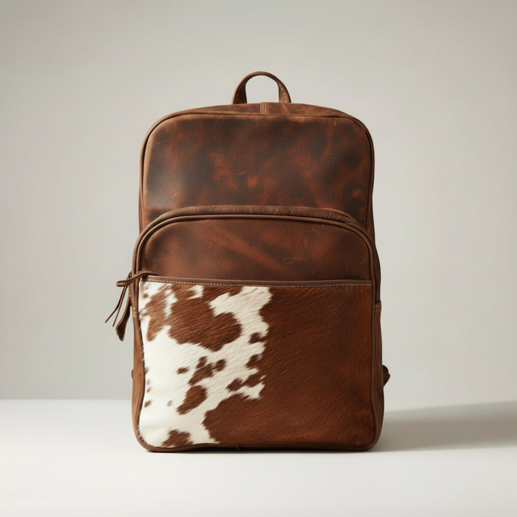 Genuine Cowhide Leather Backpack