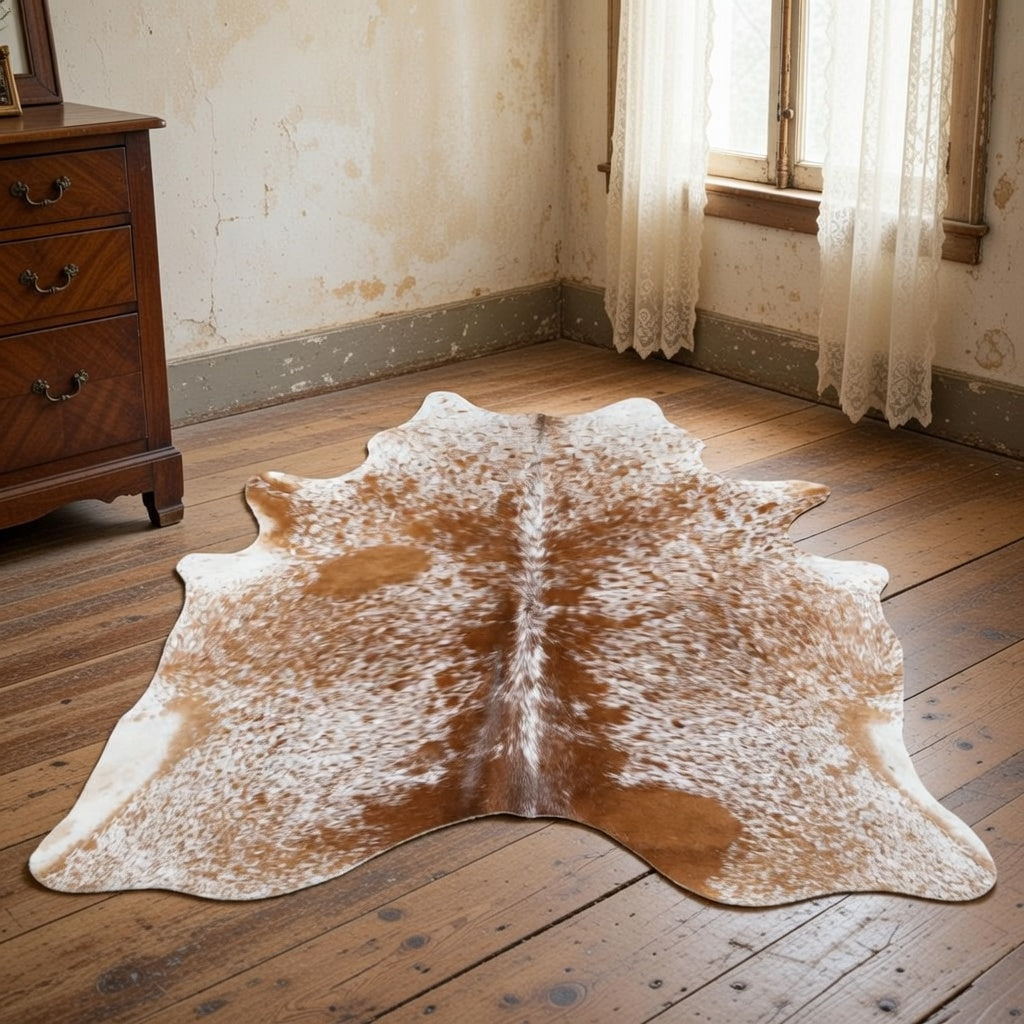 Brazilian Brown Salt and Pepper Cowhide