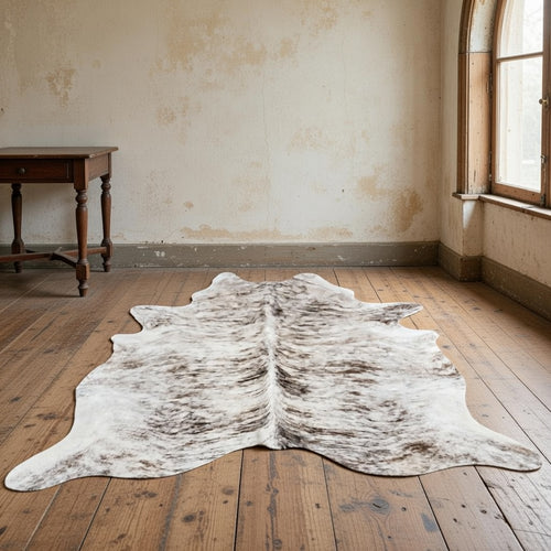 Brazilian Light Grey Brindle Cowhide