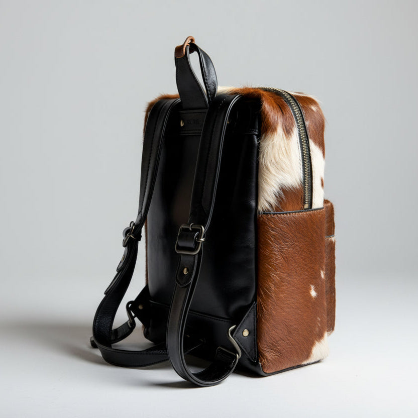 Cowhide Modern Leather Backpack