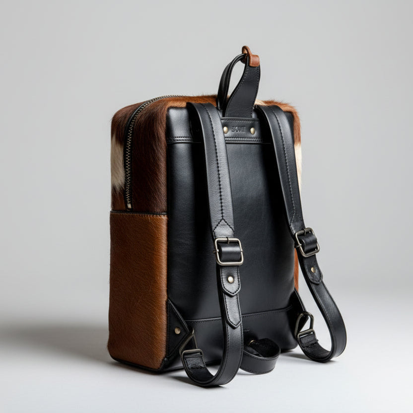 Cowhide Modern Leather Backpack